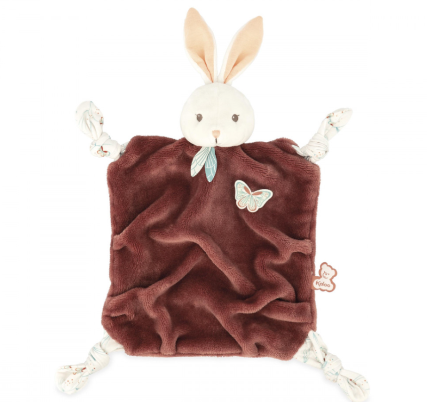  - plume - comforter rabbit dark red butterfly 26 cm 